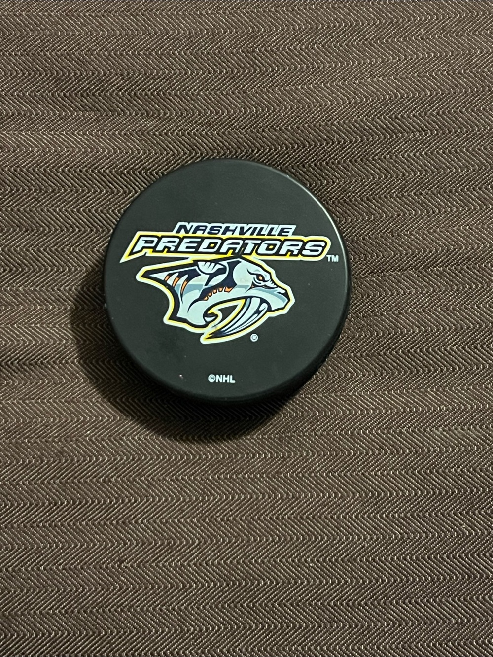 Nashville Predators NHL Hockey Puck  Logo Official